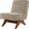 Casa Padrino Luxus Wohnzimmer & Hotel Sessel Beige / Braun H. 73 cm - Luxus Möbel