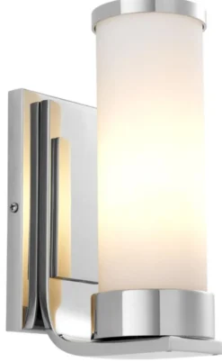 Casa Padrino Luxus Wohnzimmer Wandlampe Silber 8 x 13,5 x H. 24 cm - Hotel Wandleuchte