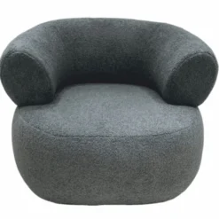 Casa Padrino Luxus Wohnzimmer & Hotel Sessel Grau H. 74 cm - Luxus Möbel
