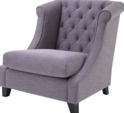 Casa Padrino Luxus Wohnzimmer Sessel Lila 86 x 93 x H. 92 cm - Hotel Möbel