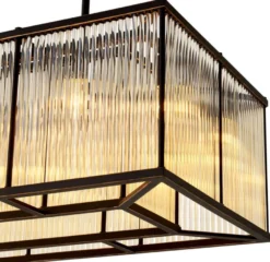Casa Padrino Luxus Wohnzimmer Kronleuchter Bronze 140 cm