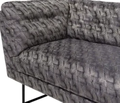 Casa Padrino Luxus Wohnzimmer Sofa Bronze / Braun / Schwarz 230 x 87 x H. 78 cm - Wohnzimmermöbel