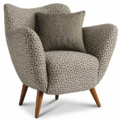 Casa Padrino Luxus Wohnzimmer & Hotel Sessel Grau / Braun - Made in Italy