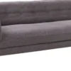 Casa Padrino Luxus Wohnzimmer Sofa Dunkelgrau / Schwarz 230 x 87 x H. 78 cm - Wohnzimmermöbel