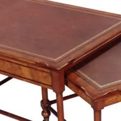 Casa Padrino Luxus Wohnzimmer Couchtisch Hellbraun / Braun 133 x 81 x H. 50 cm - Luxus Qualität