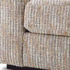 Casa Padrino Luxus Wohnzimmer & Hotel Sessel Beige / Schwarz H. 90 cm - Luxus Möbel
