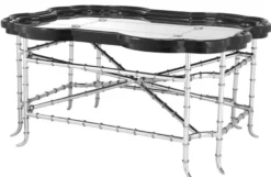 Casa Padrino Luxus Wohnzimmer Couchtisch 115 x 89,5 x H. 55 cm - Limited Edition