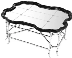 Casa Padrino Luxus Wohnzimmer Couchtisch 115 x 89,5 x H. 55 cm - Limited Edition