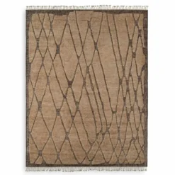 Casa Padrino Luxus Wohnzimmer Teppich Beige / Braun - Verschiedene Größen