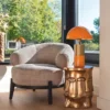 Casa Padrino Luxus Wohnzimmer & Hotel Sessel Beige / Schwarz 88 cm - Luxus Möbel