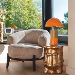 Casa Padrino Luxus Wohnzimmer & Hotel Sessel Beige / Schwarz 88 cm - Luxus Möbel