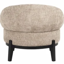 Casa Padrino Luxus Wohnzimmer & Hotel Sessel Beige / Schwarz 88 cm - Luxus Möbel