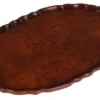 Casa Padrino Mahagoni Tablett / Serviertablett Braun 66,5 x 44,5 x H. 6,2 cm - Luxus Gastronomie Accessoires