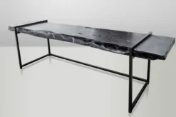 Casa Padrino Massivholz Lyche Holz Konsole - Massiver Konsolentisch Extra Lang