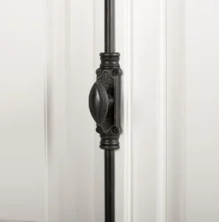 Casa Padrino Massivholz Schrank Weiß mit großzügigem Stauraum 48 x 88 x 245cm mit 4 Türen