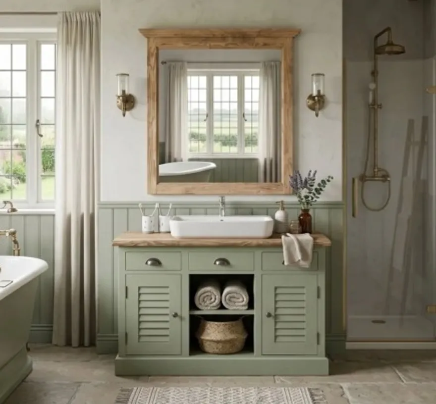Casa Padrino Möbel Set im Landhausstil, 120 x 51 x 75 cm