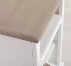 Casa Padrino Nachttisch im Landhausstil mit 1 Tür, 47 x 32 x 74 cm