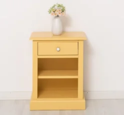Casa Padrino Nachttisch im Landhausstil mit 1 Schublade, 47 x 32 x 59 cm