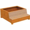 Casa Padrino Parkbank - Stadtbank mit Pflanzkübel 200 cm - Outdoor & Park Möbel