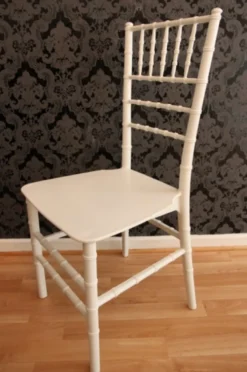 Casa Padrino Polycarbonat Designer Stuhl Ghost Chair Weiß - Geisterstuhl - Höhe 92,5 cm
