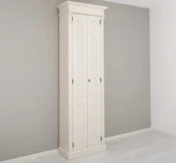 Casa Padrino Schrank im Landhausstil mit 2 Türen, 77 x 40 x 240 cm