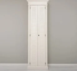 Casa Padrino Schrank im Landhausstil mit 2 Türen, 77 x 40 x 240 cm