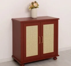 Casa Padrino Schrank im Landhausstil mit 2 Türen, 90 x 47 x 90 cm