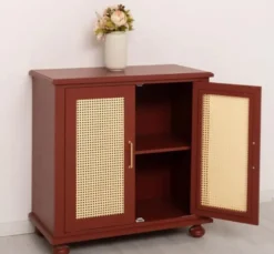 Casa Padrino Schrank im Landhausstil mit 2 Türen, 90 x 47 x 90 cm