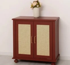 Casa Padrino Schrank im Landhausstil mit 2 Türen, 90 x 47 x 90 cm