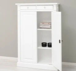 Casa Padrino Schrank im Landhausstil mit 2 Türen, 100 x 42 x 150 cm