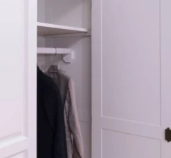 Casa Padrino Schrank im Landhausstil mit 2 Schiebetüren, 125 x 51 x 200 cm