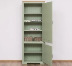 Casa Padrino Schrank im Landhausstil mit 2 Türen, 70 x 35 x 197 cm