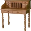 Casa Padrino Schreibtisch im Landhausstil in braun 109 x 60 x H. 110 cm - Landhausstil Kollektion
