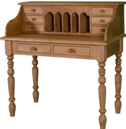 Casa Padrino Schreibtisch im Landhausstil in braun 109 x 60 x H. 110 cm - Landhausstil Kollektion