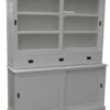 Casa Padrino Shabby Chic Buffetschrank im Landhausstil, Kiefer und MDF, Breite 160 cm, Höhe 210 cm