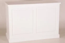 Casa Padrino Shabby Chic Landhaus Stil Theken Schrank Weiß B 140 x T 60 x H 99 cm