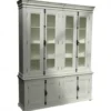Casa Padrino Shabby Chic Landhaus Stil Schrank Buffetschrank 190 cm - Massiver Buffet-Schrank in Landhausoptik