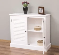 Casa Padrino Sideboard im Landhausstil mit 2 Türen, 108 x 37 x 90 cm