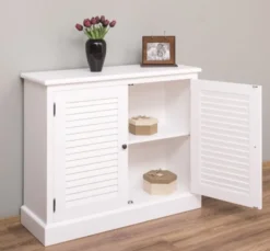 Casa Padrino Sideboard im Landhausstil mit 2 Türen, 108 x 37 x 90 cm