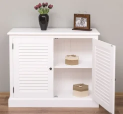 Casa Padrino Sideboard im Landhausstil mit 2 Türen, 108 x 37 x 90 cm