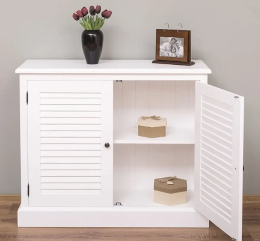 Casa Padrino Sideboard im Landhausstil mit 2 Türen, 108 x 37 x 90 cm