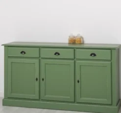 Casa Padrino Sideboard im Landhausstil mit 3 Türen und 3 Schubladen, 172 x 45 x 90 cm