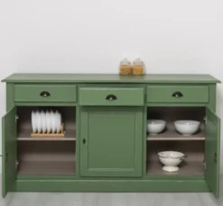 Casa Padrino Sideboard im Landhausstil mit 3 Türen und 3 Schubladen, 172 x 45 x 90 cm