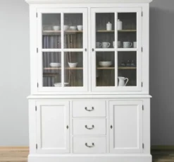 Casa Padrino Sideboard im Landhausstil mit 2 Türen, 179 x 47 x 225 cm