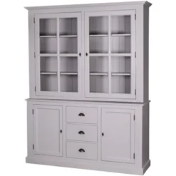 Casa Padrino Sideboard im Landhausstil mit 2 Türen, 179 x 47 x 225 cm