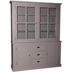 Casa Padrino Sideboard im Landhausstil mit 2 Türen, 179 x 47 x 225 cm