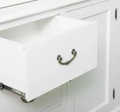 Casa Padrino Sideboard im Landhausstil mit 2 Türen, 179 x 47 x 225 cm