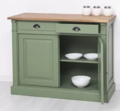 Casa Padrino Sideboard im Landhausstil mit 2 Türen und 2 Schubladen, 116 x 51 x 90 cm