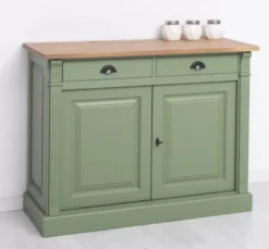 Casa Padrino Sideboard im Landhausstil mit 2 Türen und 2 Schubladen, 116 x 51 x 90 cm