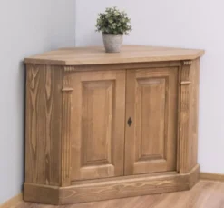 Casa Padrino Sideboard im Landhausstil mit 2 Türen und Eichenholzplatte, 110 x 52 x 78 cm